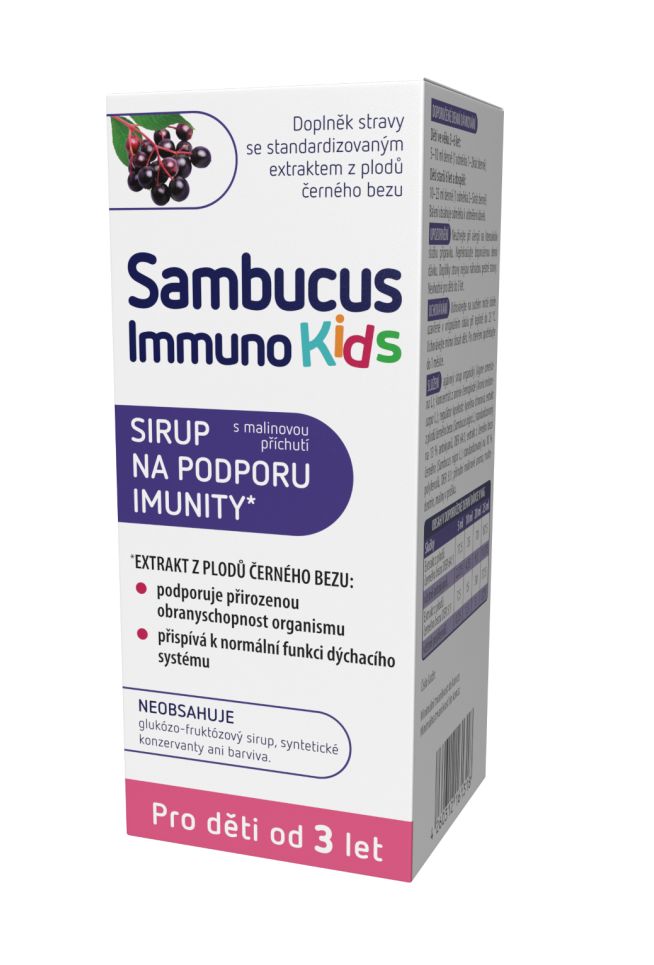 Sambucus Immuno Kids sirup 120 ml Sambucus
