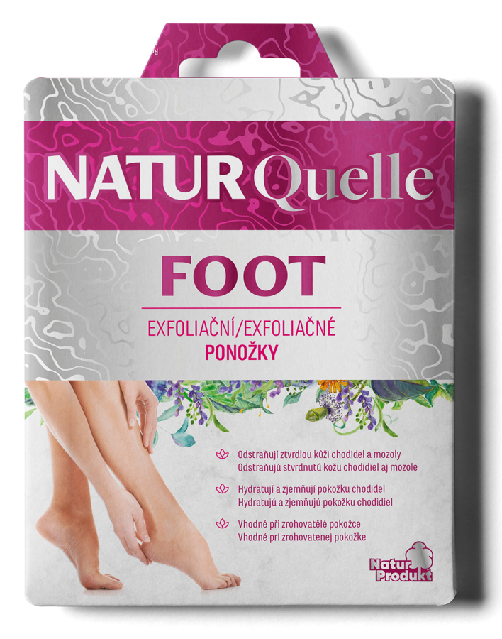 Naturquelle FOOT Exfoliační ponožky 2x20 ml Naturquelle